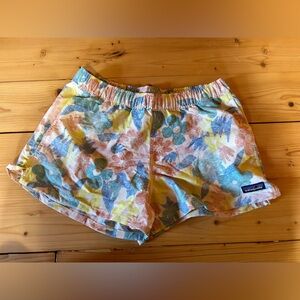 Patagonia Women's Multicolor Floral Athletic Shorts